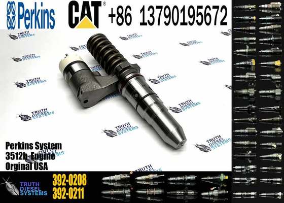 Diesel Common Rail Diesel Fuel Injector 392-0208 386-1760 20R-1272 for Caterpillar CAT 3508B 3512B Diesel Engine