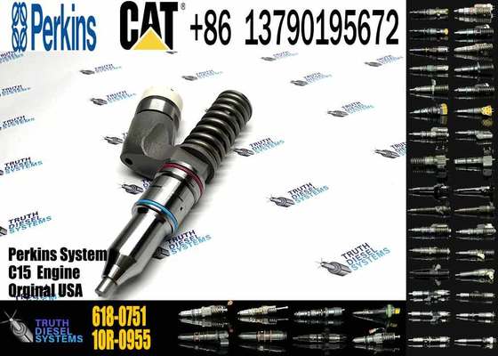Excavator Accessories Fuel Injector 30R-0004 618-0751 374-0751 20R-2285 for CAT C15 C27 C32 for Construction Machinery