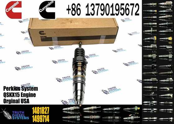 Cummins 1464994 1481827 Injector for Cummins ISX15 QSX15 Series Engine Injector Assembly Construction Machinery Components