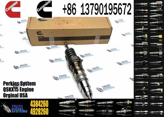 New Construction Machinery Parts Fuel Injector for QSKX15 Diesel Engine OEM 4928262 4384260 Stainless Steel 1 Year Warranty