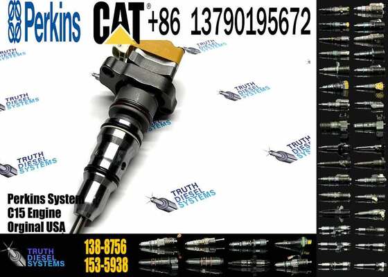 138-8756 20R-4147 Diesel Fuel Injector for 3408E 3412E Engine 771D 773D 775D Truck Common Rail Fuel Injectors 1388756 20R4147