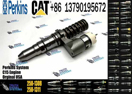 Excavator Spare Parts 3512B Diesel Fuel Injector 250-1308 196-5802 10R-1280