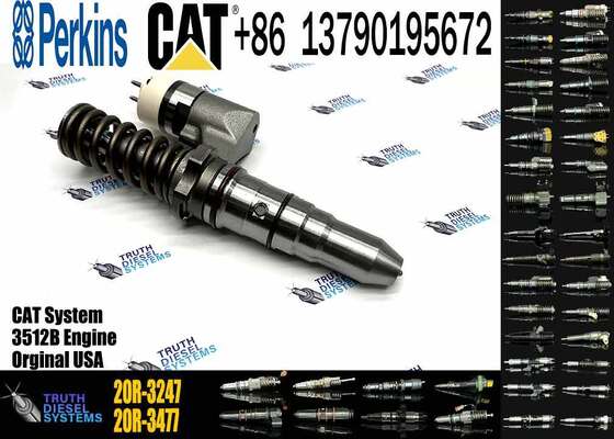 Excavator Parts 392-0225 Fuel Injector 3920225 20R-3247 20R3247 for CAT 3508B 3512B 3516B 3512C 3516C