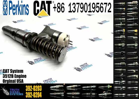 Common Rail Fuel Injector 392-0203 20R-1267 CAT 994D Injector 392 0203 20R 1267 for Caterpillar Machinery Diesel Engine Parts