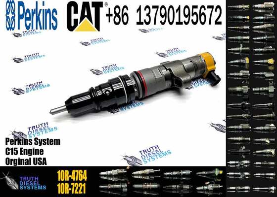 Excavator Diesel Common Rail Inyector Nozzle 245-3516 10R-4764 C9 Fuel Injectors for Cater-pillar C9 Cat Engine