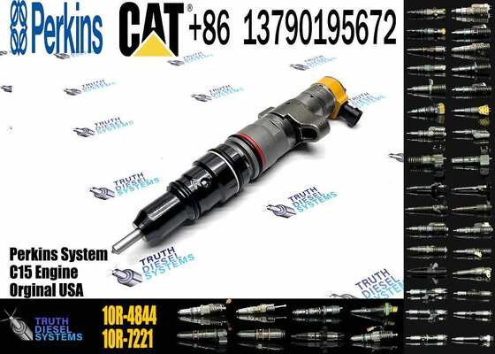 Excavator Diesel Common Rail Inyector 387-9437 10R-4844 C9 Fuel Injector for Cater-pillar C9 Cat Engine
