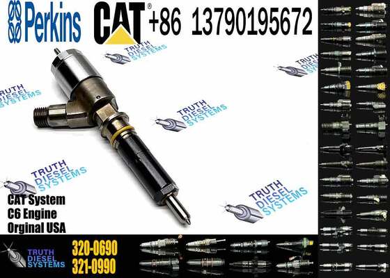 Diesel Engine Parts Injector 320-0690 Common Rail Fuel Injector 10R-7673 10R7673 for CAT C4.4 C6.6 Engine