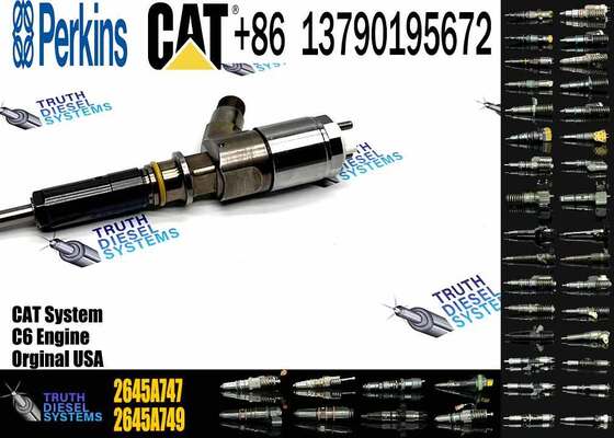 320D Diesel Common Rail Fuel Injectors 10R-7672 320-0680 for Caterpillar CAT C4.4 C6.6 Engine PERKINS 2645A747