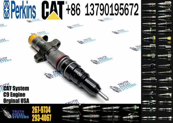 Excavator Spare Parts C9 Diesel Fuel Injector Assembly 267-9734 Injector 2679734 Compatible with D6R III D6T Track