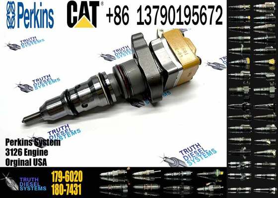 128-6601 178-0199 1286601 Fuel Injector Common Rail Injector for 3126B 3126E Engine 120H 135H Motor Grader 953C 963C Loader