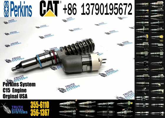 Injector 253-0615 Common Rail Injector 356-1367 3561367 355-6110 244-7715 10R-3264 10R-0956 for C15 Engine