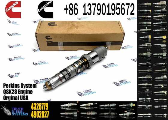 Common Rail Injector Fuel Injecto 4326779 4928346 4928349 for QSK23 Excavator QSK23 QSK45 QSK60