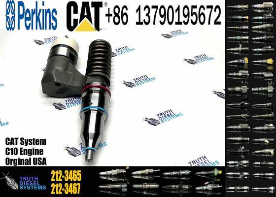 ORIGINAL Fuel Injector 10R-0961 212-3465 for  C-AT Engine C-10 3176 3176C 3196 Challenger 65E 75D 85D