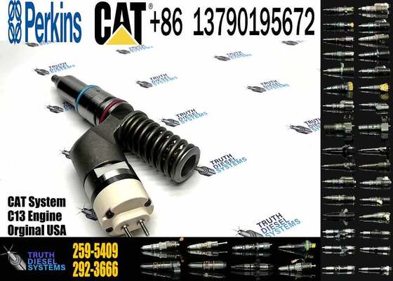 Genuine CAT C13 Engine Fuel Injectors 253-0608 259-5409 292-3666 for C-aterpillar Common Rail System