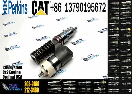 High Efficiency Quality Diesel Fuel Injector 208-9160 Common Rail Fuel Injector Engine Parts for CAT 3176 3196 C10 C12 Engines