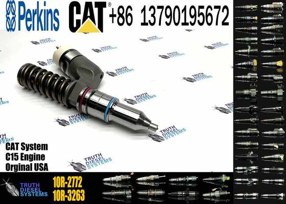 Excavator Injector 2530618 253-0618 10R2772 10R-2772 for C18 Engine Parts Diesel Nozzle Assembly