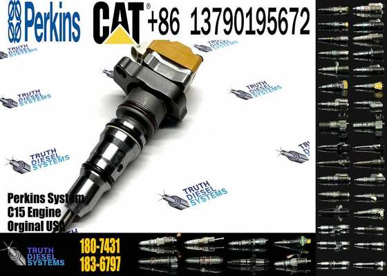 Common Rail Diesel Injector 180-7431 198-6605 for Cater-pillar 3126E 3126B Engine New