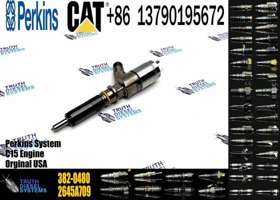 New Condition C6 Engine Diesel Fuel Injector 320-0690 320-0680 2645A709 295-9130 382-0480 Injector Parts for Excavator