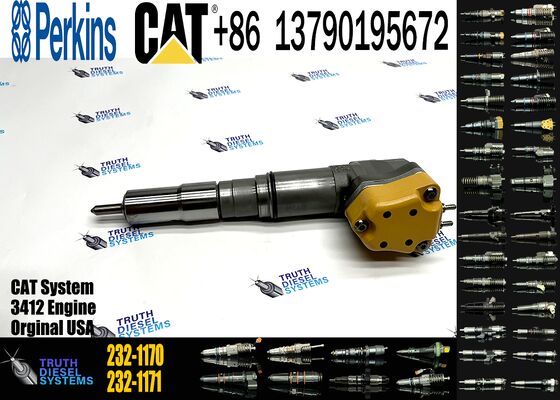 New 3412 Diesel Engine Fuel Injector 111-7916 198-4752 20R-5392 198-6877 232-1170 for Excavator Parts Condition New