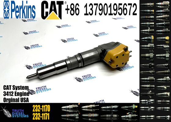 New 3412 Diesel Engine Fuel Injector 111-7916 198-4752 20R-5392 198-6877 232-1170 for Excavator Parts Condition New