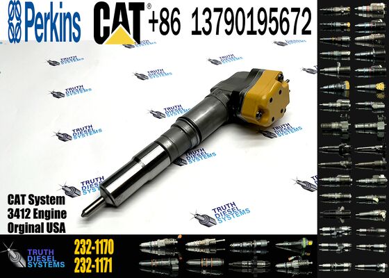 New 3412 Diesel Engine Fuel Injector 111-7916 198-4752 20R-5392 198-6877 232-1170 for Excavator Parts Condition New
