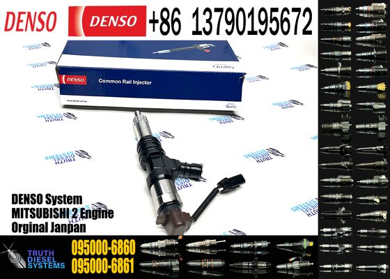 095000-6860 Fuel Injector ME304627 ME307086 for Mitsubishi 6M60 6M60T 7.5L Diesel Engine Common Rail Injection Valve