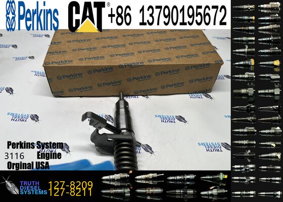 Diesel Engine Auto Parts Common Rail Fuel Injector 127-8209 1278209 127 8209 for Engine 3114 3116 3126