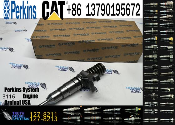 Diesel Engine Auto Parts Common Rail Fuel Injector 127-8211 1278211 127 8211 for Engine 3114 3116 3126