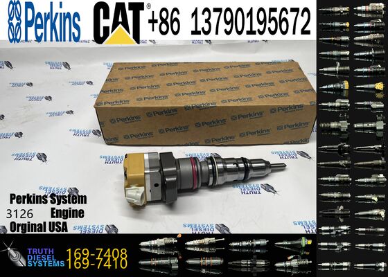 Excavator Parts Suppliers Excavator Diesel Engine Fuel Injectors 222-5965 1719710 169-7408 for Cat 3126B Engine
