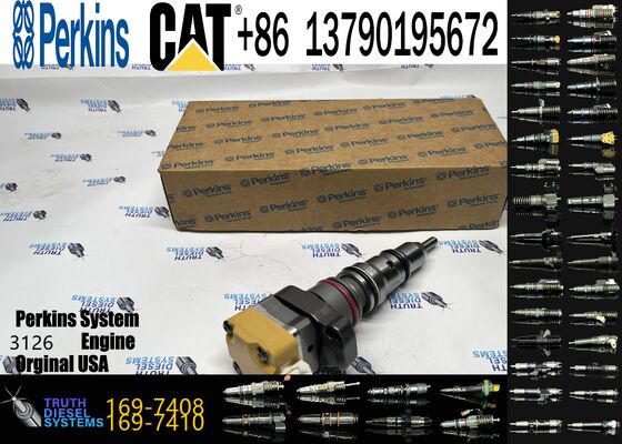 Excavator Parts Suppliers Excavator Diesel Engine Fuel Injectors 222-5965 1719710 169-7408 for Cat 3126B Engine