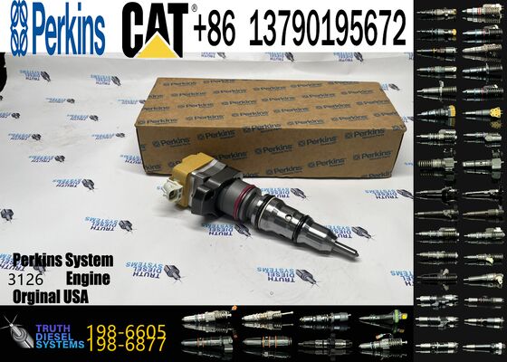 Diesel Engine Fuel Injector 198-6605 222-5966 4P9075 4P9076 4P9077 7E6408 Injection Valves for CCaterpillar for Cat 3126 Engine