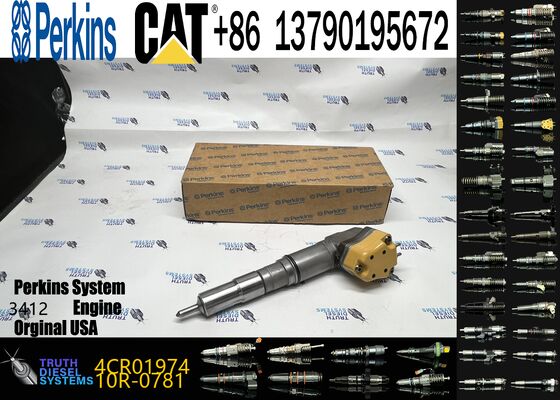 Excavator Parts Engine 3408 3412 Fuel Injector 4CR01974 169-7408 174-7527 222-5967 20R-0760 for Construction Machinery