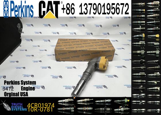 Excavator Parts Engine 3408 3412 Fuel Injector 4CR01974 169-7408 174-7527 222-5967 20R-0760 for Construction Machinery