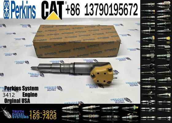 1563895 1697408 Engine Parts Fuel Injector 156-3895 169-7408 171-9704 for 3412 1719704 Engine