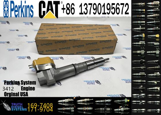 Excavator Parts Engine 3408 3412 Fuel Injector 4CR01974 169-7408 174-7527 222-5967 20R-0760 for Construction Machinery