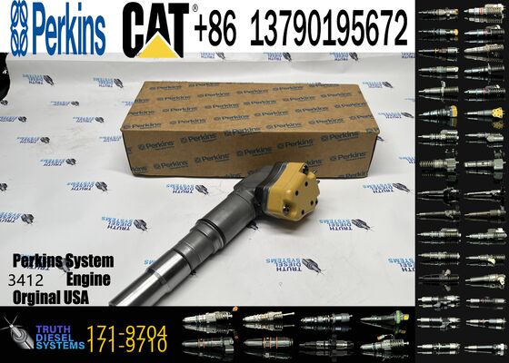 1563895 1697408 Engine Parts Fuel Injector 156-3895 169-7408 171-9704 for 3412 1719704 Engine