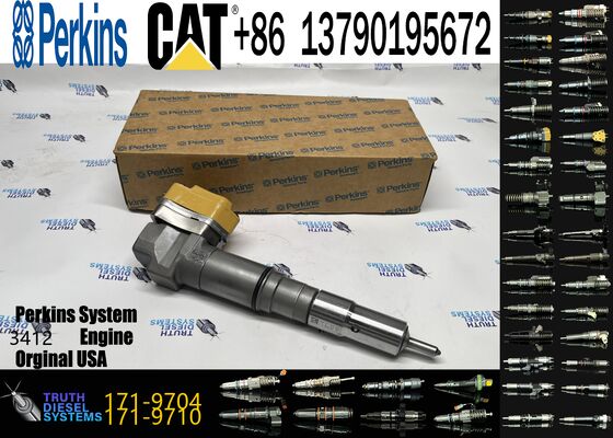 1563895 1697408 Engine Parts Fuel Injector 156-3895 169-7408 171-9704 for 3412 1719704 Engine