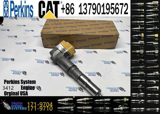 1563895 1697408 Engine Parts Fuel Injector 156-3895 169-7408 171-9704 for 3412 1719704 Engine