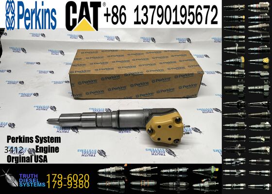 Excavator Spare Parts 3412E Diesel Fuel Injector 179-6020 1796020 for 631G 637G 769D 771D D9R for cCaterpillar