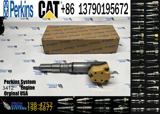 CAT 3412 Truck Engine Fuel Injector 198-4752 104-3377 20R-0759 for Spray Valve System Spare Parts