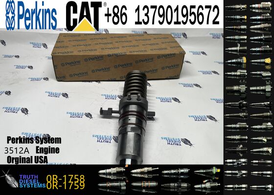 3512A 3500A Engine Fuel Injector 0R-1759 0R1759 0R-1758 0R1758