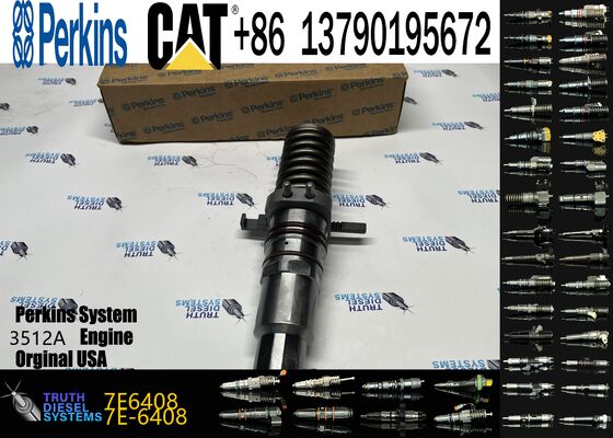 Diesel Engine Pump Parts HEUI Diesel Fuel Injector 7E6408 7E-6408 for Excavator Engine 3512A
