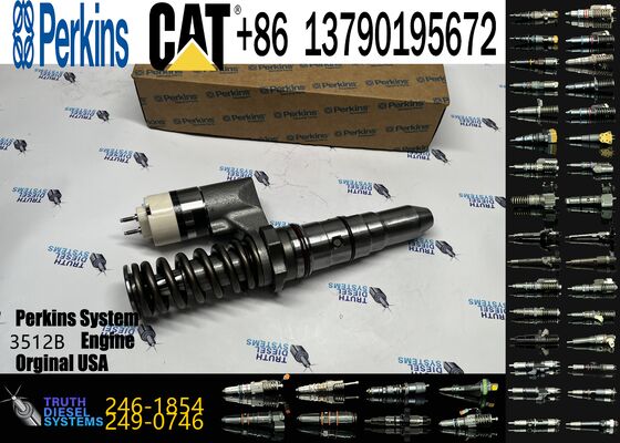 Excavator Accessories Fuel Injector 230-3255 246-1854 for 3508C/3512C/3516C Construction Machinery with 6 Month Warranty