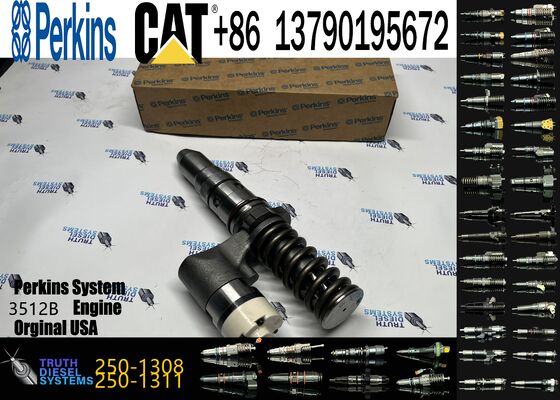Common Rail Fuel Injector 250-1308 2501308 Injector Assembly 10R-1280 for erpillar 3508 3512 3516 3524 Diesel Engine