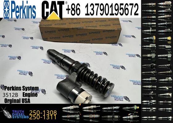 Common Rail Fuel Injector 250-1308 2501308 Injector Assembly 10R-1280 for erpillar 3508 3512 3516 3524 Diesel Engine