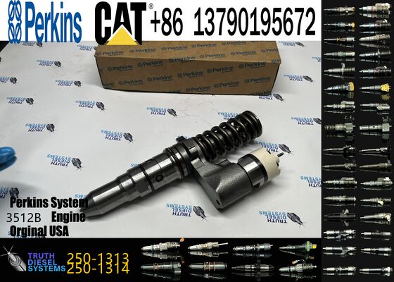 250-1313 Fuel Injector 2501313 Construction Machinery Excavator Parts for 3516B 3512B Engine 776D 784C Tractor 854G Wheel Dozer