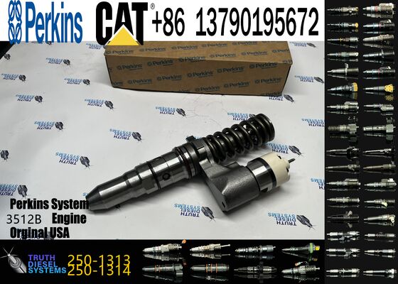 250-1313 Fuel Injector 2501313 Construction Machinery Excavator Parts for 3516B 3512B Engine 776D 784C Tractor 854G Wheel Dozer