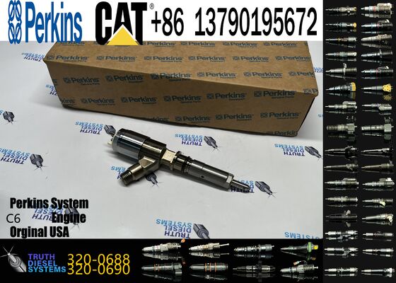 Diesel Fuel Injectors 320-0688 3200688 10R-7939 2645A747 Injector Fuel for Ccaterpillar D6N C6.6 Engine Parts Excavator Accessory