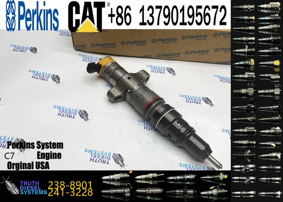 Fuel Injector 238-8901 2388901 Excavator Parts for C7 Engine Common Rail Engine 320D2 Genuine Original 6 Months
