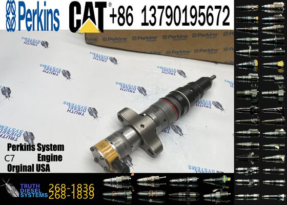 Diesel Common Rail Injector 268-1836/295-1412 Compatible with for Engine C7 Forwarder 584/584HD